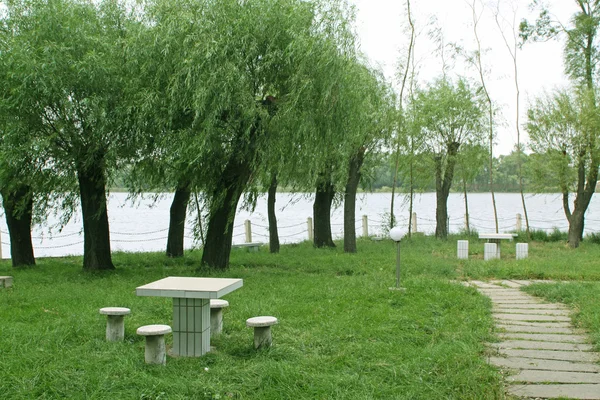 Lawn in the park — Stock Photo, Image