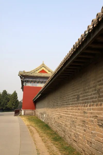 Glazed wall of temple of heaven — Stock Photo, Image