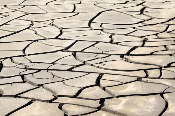 Terras estéreis secas, não adequadas para a agricultura — Fotografia de Stock