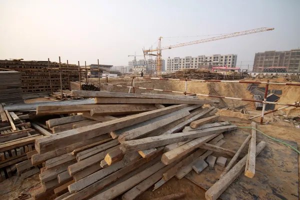 Materiales de construcción de madera — Foto de Stock