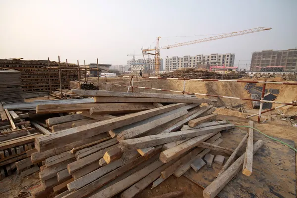 Matériaux de construction en bois — Photo