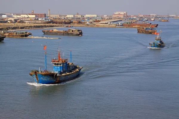 Navios de condução — Fotografia de Stock