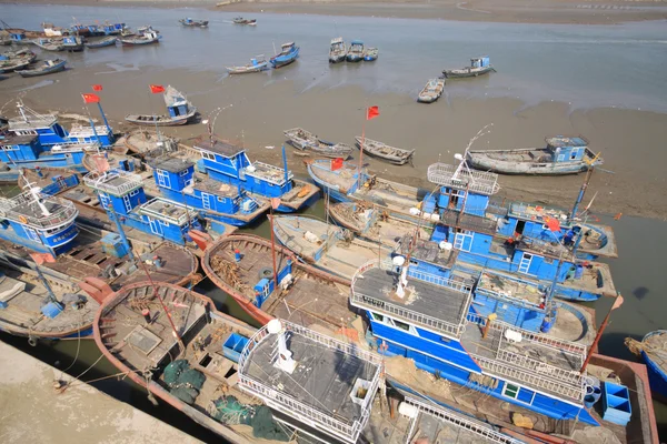 Ships in the fishing port terminal — Stock Photo, Image