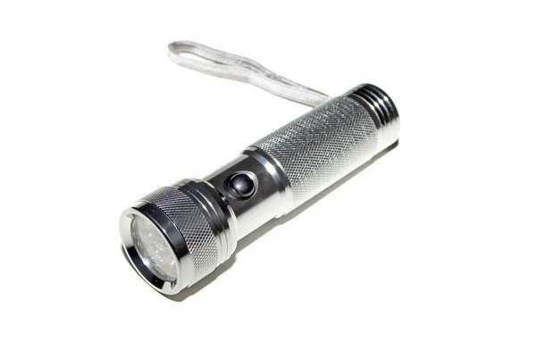 Metal flashlight — Stock Photo, Image