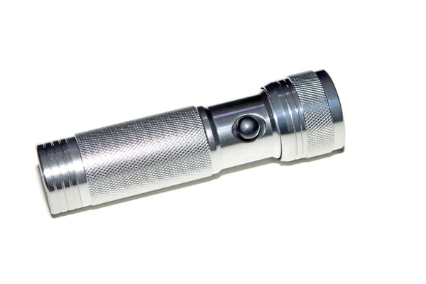 Metal flashlight — Stock Photo, Image