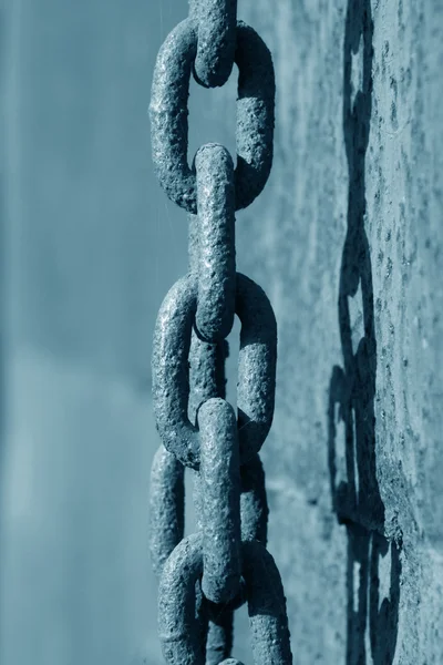 生锈的铁链 — 图库照片