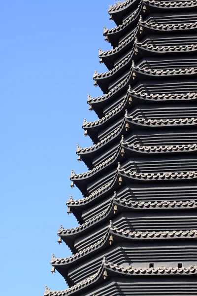 Pemandangan tempat bangunan, pagoda — Stok Foto