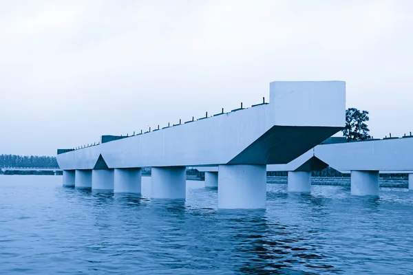 Ponte durante la costruzione — Foto Stock