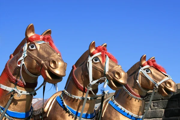 Paard beeldhouwkunst — Stockfoto