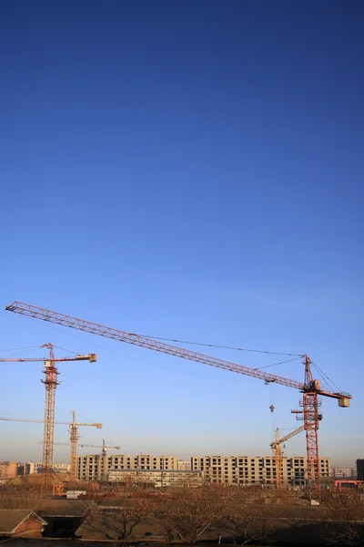 Construction of a multi storey building — Stock Photo, Image