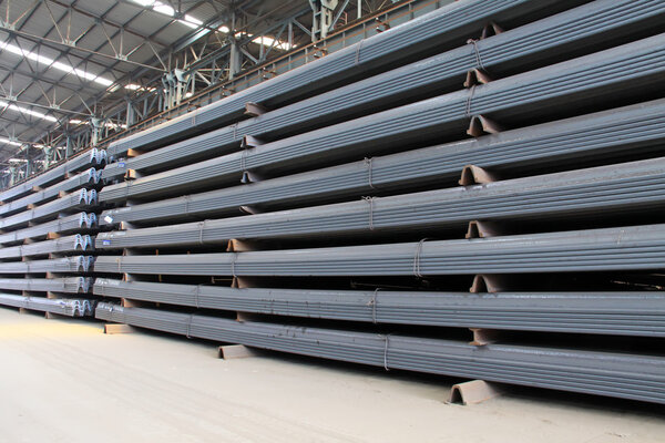 steel materials finished goods warehouse