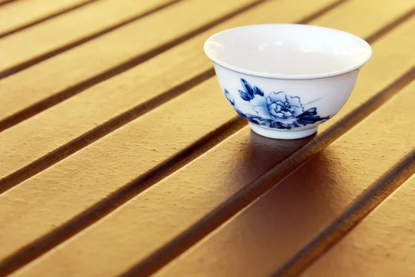 Традиційна китайська чашка чаю. — стокове фото