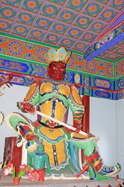 Büyük Dört Göksel Kral heykel Hall bir tapınak