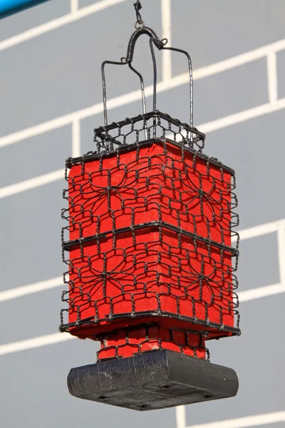 Estilo tradicional chinês lanternas vermelhas — Fotografia de Stock