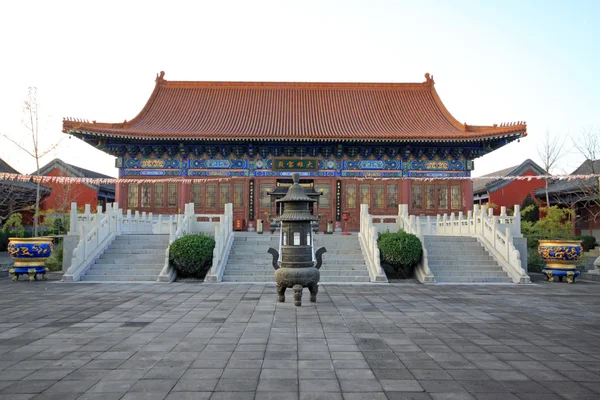 Templo salão principal na China — Fotografia de Stock