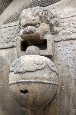 taş aslan, Antik Çin geleneksel el sanatları