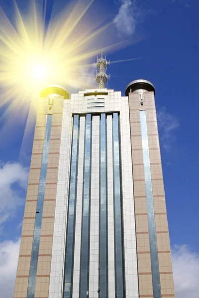 Skyscrapers in a city in China — Stock Photo, Image