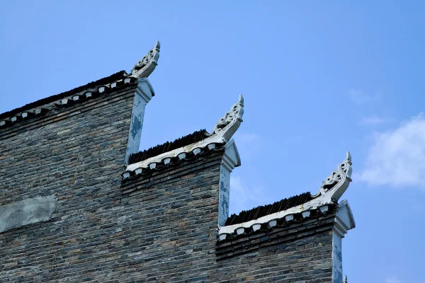 Cabeza de caballo pared en Phoenix Town, china — Foto de Stock