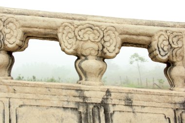 Kuzey Çin 'de taş köprü.