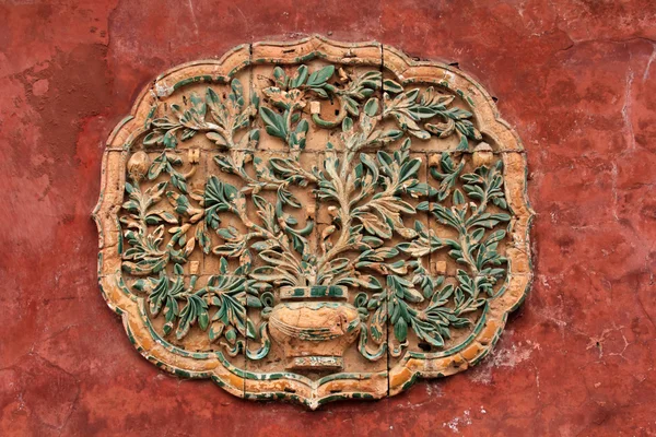 Ručně vyřezávaný díla v východní královské hrobky dynastie Čching — Stock fotografie