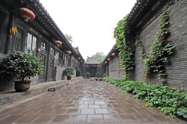 Çince Geleneksel mimari üslubu courtyard prot ile