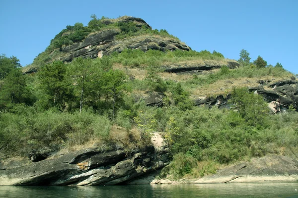 Mountain natural landscape, Wuyi mountain, fujian province, Chin — Stock Photo, Image