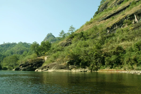 Mountain natural landscape, Wuyi mountain, fujian province, Chin — Stock Photo, Image