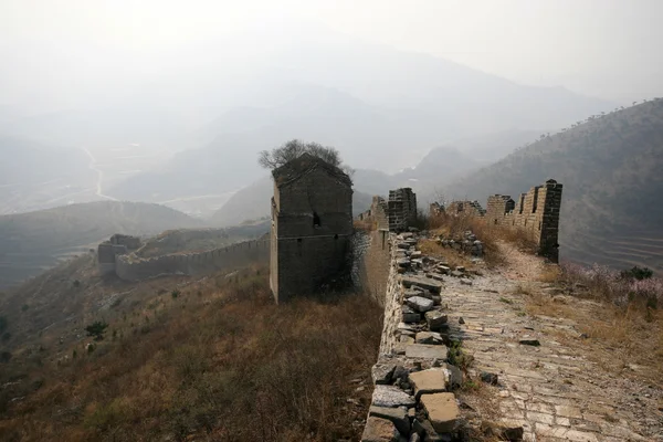 The Great Wall in north china — Stock Photo, Image