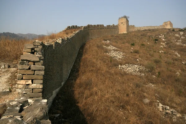 Wielki Mur w Chinach północno — Zdjęcie stockowe