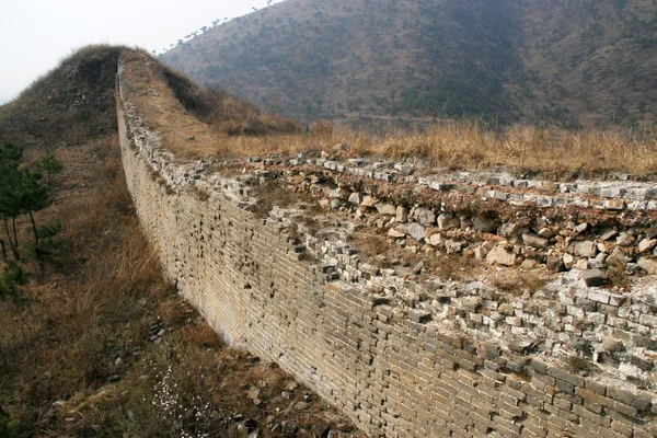 Το Σινικό τείχος στην βόρεια Κίνα — Φωτογραφία Αρχείου