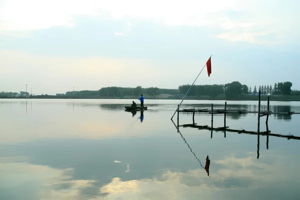 Paisagem fluvial — Fotografia de Stock