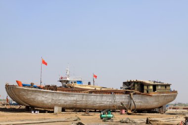 bir tersanelerinde inşa yük gemisi