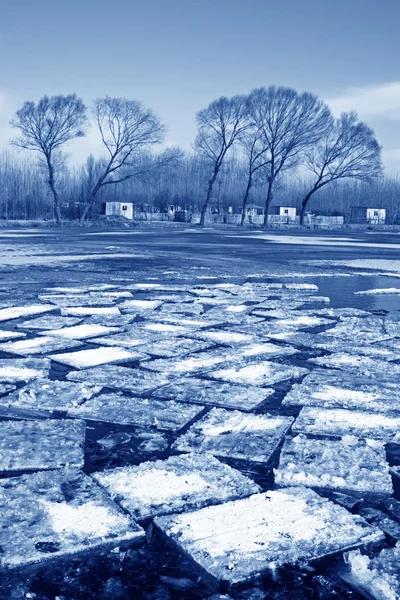 Closeup of ice — Stock Photo, Image