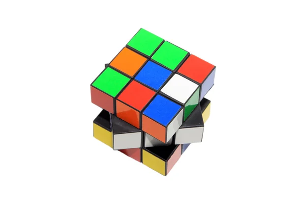 Färgglada kub — Stockfoto