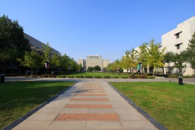 Tsinghua Üniversitesi kampüsü Mimarlık ve peyzaj Çin