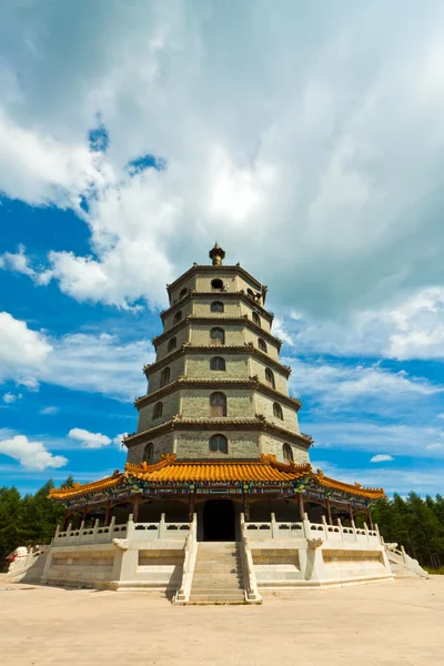 Edifícios tradicionais chineses antigos — Fotografia de Stock