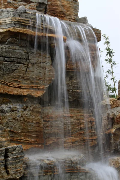 Waterfall in a geological park — Stock Photo, Image