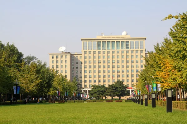 Tsinghua campus universitaire architecture et paysage en Chine — Photo