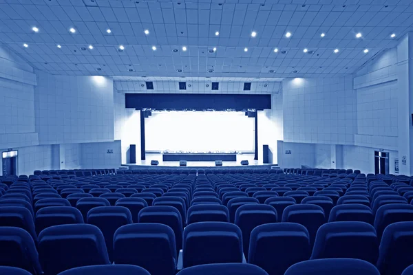 Theatre chairs and stage — Stock Photo, Image