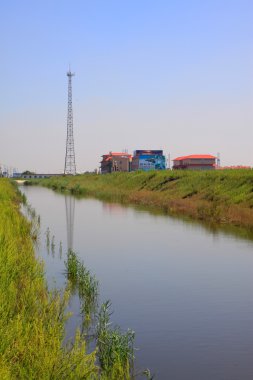 kırsal kanalizasyon ve elektrik Kulesi