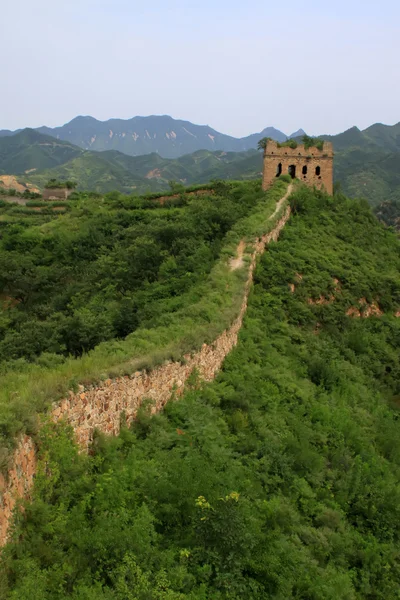 De oorspronkelijke ecologie van de grote muur pass — Stockfoto