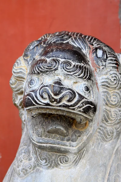 Artesanía china tallada en piedra antigua — Foto de Stock