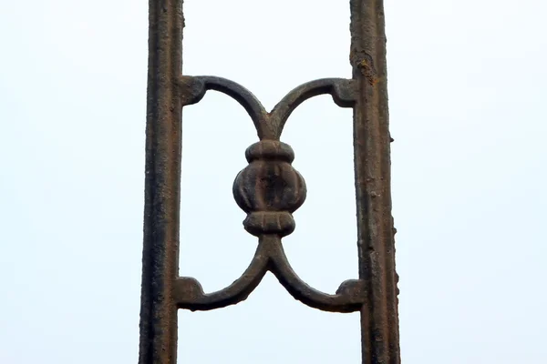 Steel craft fence — Stock Photo, Image