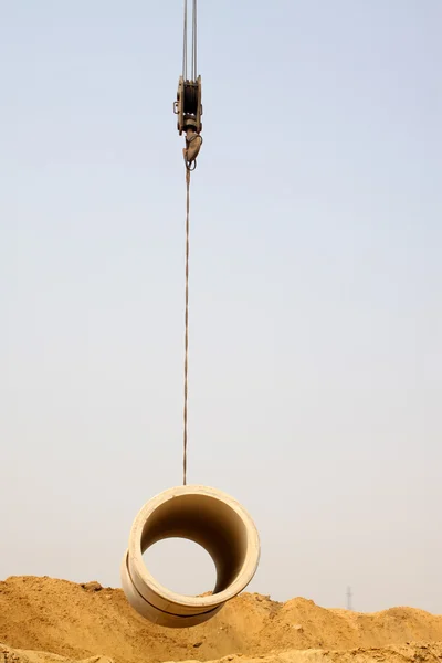 Tubería en las obras de construcción —  Fotos de Stock