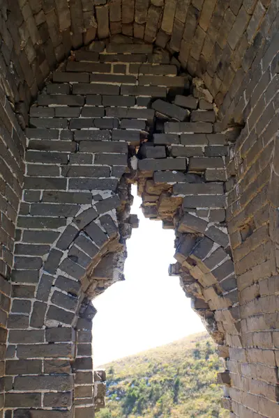 Die ursprüngliche Ökologie der großen Mauer — Stockfoto