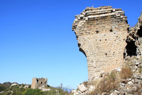 Die ursprüngliche Ökologie der großen Mauer — Stockfoto