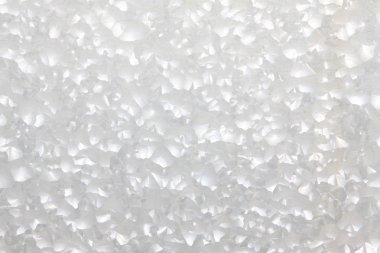 teneke üzerinde kar tanesi dekoratif desen