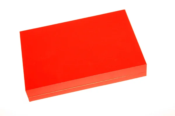 Kırmızı bir kutu — Stok fotoğraf