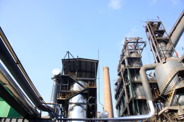 steel enterprise production equipment clipart