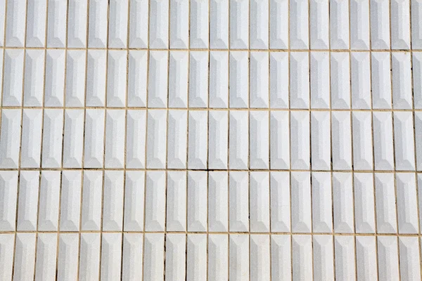 White ceramic tile wall — Stock Photo, Image